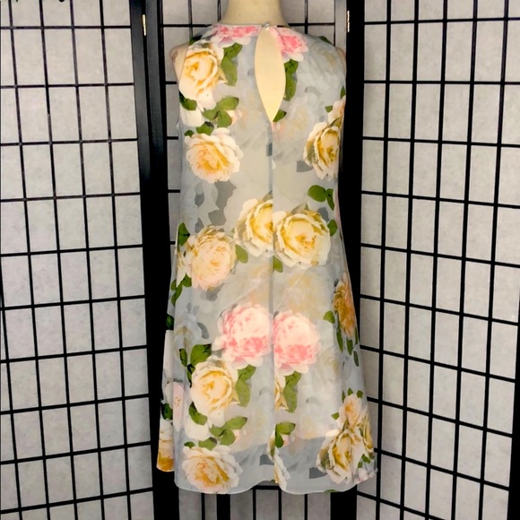 Calvin Klein Floral Print Chiffon Midi Dre… - Picture 5 of 8